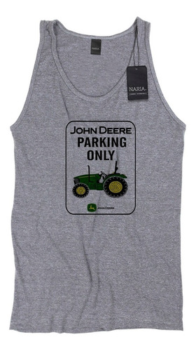 Musculosa Hombre John Deere Dibujo Art Logo - Majd6