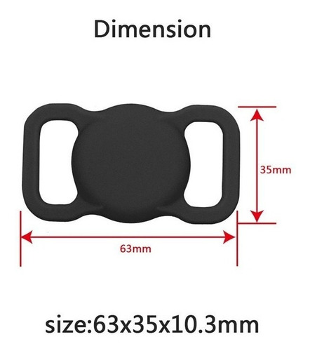 Funda Para Collar Airtag De Apple/ Perro Gato Azul Claro