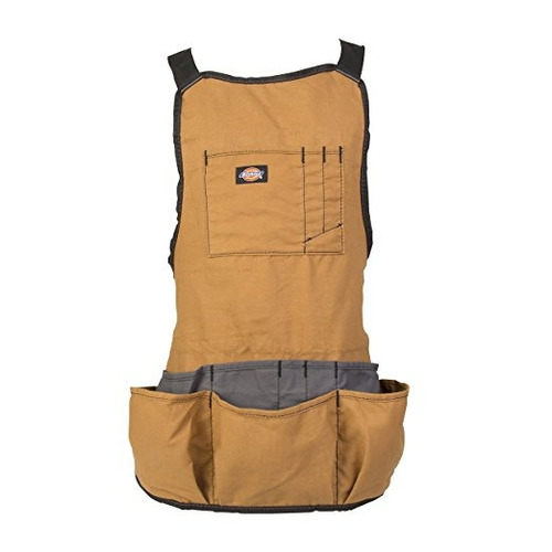 Dickies Trabajo Gear 57027 Gris / Tan De 16 Bolsillo Babero 