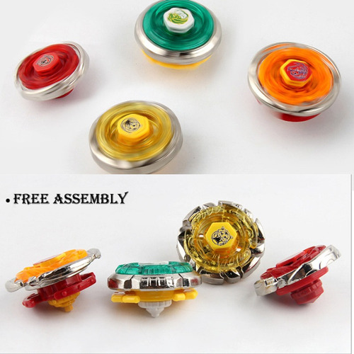 Kit De 4 Trompos Beyblade Metal Fusion Top 2 Con Lanzador