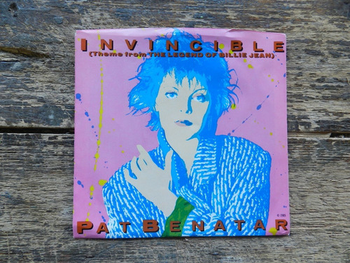 Pat Benatar   Invincible  Single 7 Usa Impecable