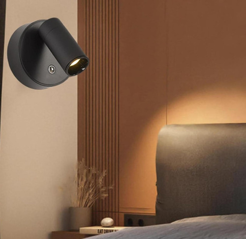 Aplique Lampara De Pared Dormitorio Recargable 360° Magnetic