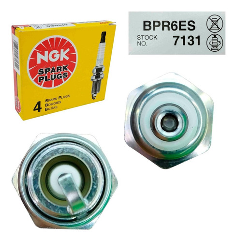 Imagen 6 de 7 de Bujia Ngk Bpr6es Corsa 1999 2000 2001 2002 Original