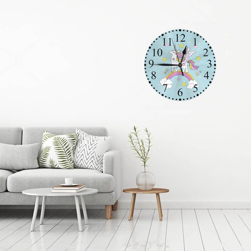 Keepsuper Hermoso Reloj De Pared De Dibujos Animados, Caball