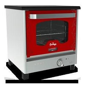 Horno Pizzero Fornax Anata 3 Moldes Puerta Visor Colores