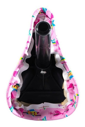 Imagen 5 de 8 de Asiento Para Bicicleta Infantil Rodada 12 Trolls True Colors