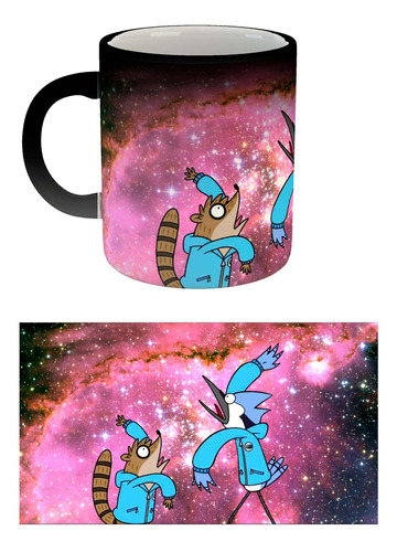 Taza Mágica Regular Show Un Show Más |de Hoy No Pasa| 3