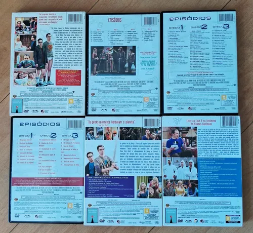6 Temporadas Em Dvd De The Big Bang Theory 1 A 5 E 8 | MercadoLivre