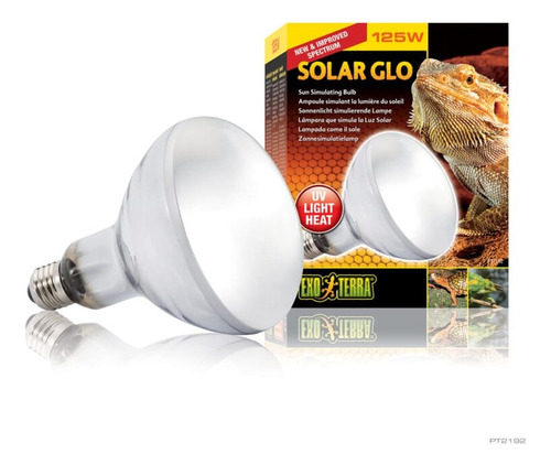 Exo Terra Ampolleta Solar Glo 125 W Reptil Calor Uvb Luz