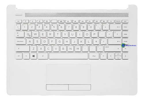 Carcasa Superior Teclado Hp 14-ck 14-cm 14-dg 240 G7 Blanco