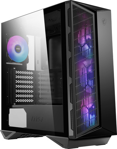 Funda Para Pc Msi Mpg Gungnir 111r Mid Tower Negra Con 4 Ven