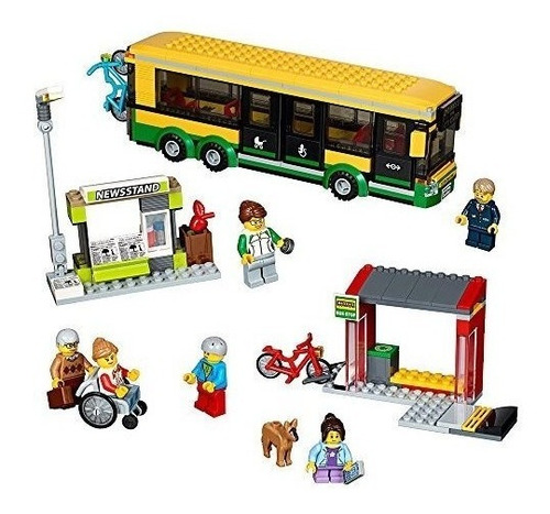 Estacion De Autobuses De La Ciudad De Lego 60154 Kit De Cons