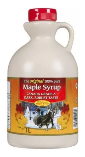 Miel Maple Syrup Jarabe De Arce Bernard 1 L. Origen Canada