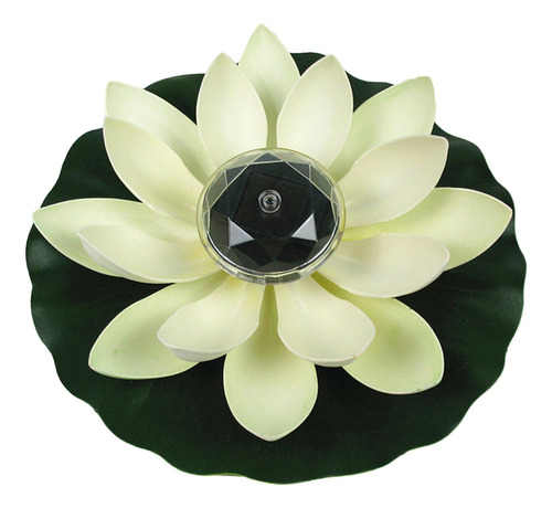 Lámpara Led Flotante De Loto, Luz Solar Led Flotante De