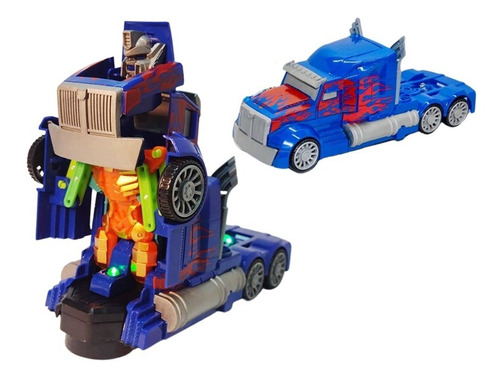 Camion Transformable Robot De Impulso Juguete Optimus Prime