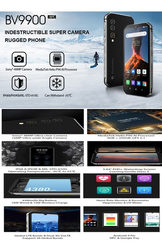 Blackview Bv9900 - Rugerizado Resistente A Golples Y Caidas