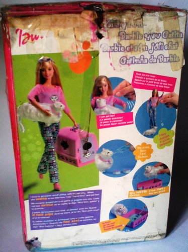 Imagen 7 de 8 de Muñeca Barbie Y Su Gatita Kitty Fun En Su Caja Original 2000