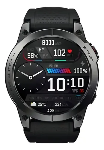 Reloj Inteligente Zeblaze Stratos 3 Amoled Ultra Hd Gps