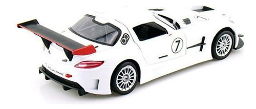 Motor Max Mercedes Benz Amg Gt3 1:24 Color Blanco 7