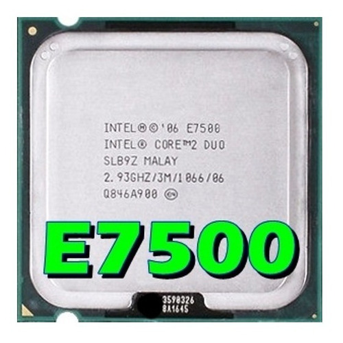 Imagem 7 de 8 de Processador Intel Core 2 Duo E7500 2.93ghz 1066mhz Lga 775
