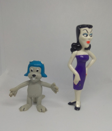 Lote De 2 Figuras Rocky Y Bullwinkle