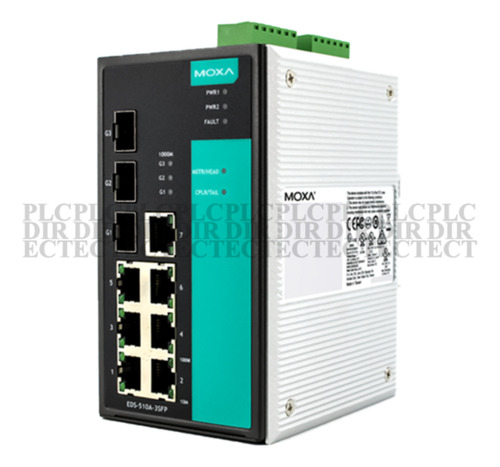 New Moxa Eds-510a-3sfp Ethernet Industrial Switch Aac