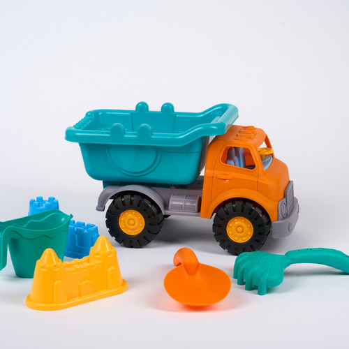 Juego De Playa Juguete Camión Con Volqueta Y Accesorios