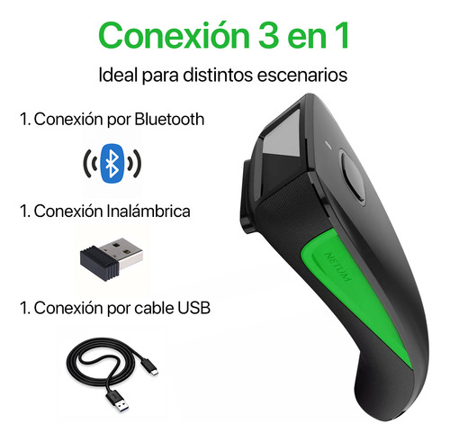Código De Barras Dni 1d Más Soporte Para Lector Netum