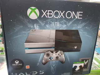 Xbox One Fat 1 Tb Halo Guardians Special Completo Na Cx