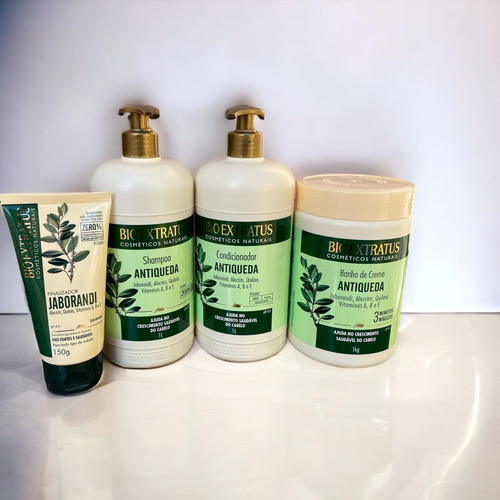 Kit 1 Shampoo 1 Cond 1 Banho Creme Jaborandi 1l 1 Final