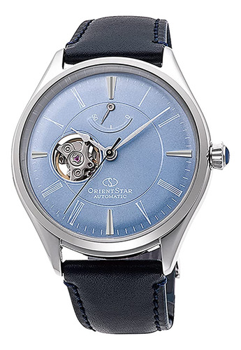 Orient Star Classic Semi-skeleton Pale Aqua Dial Watch Re-at