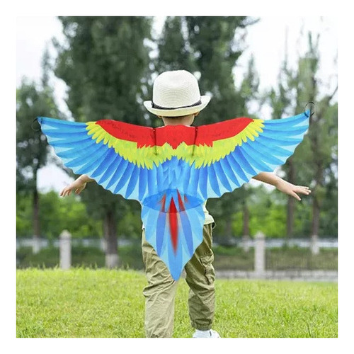 Conjunto De Disfraz De Pájaro Para Niños, Capa Con Alas,