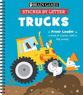 Libro Brain Games - Sticker By Letter: Trucks - Publicati...