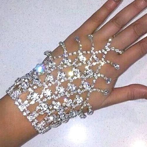 K (s) Brillante Para Arnés De Diamantes De Imitación,