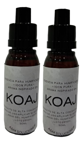 Koaj X2 Esencia Pura Para Humifica - Unidad a $7500