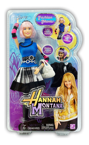 Disney Miley Cyrus Hannah Montana Fashion Moves Lola 2008