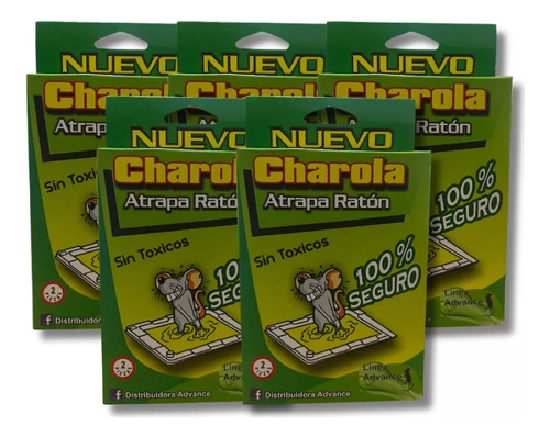 Trampa Charola Atrapa Ratón 5 Piezas