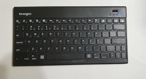 Teclado Bluetooth Sem Fio Padrão Brasil Abnt Com Tecla Ç