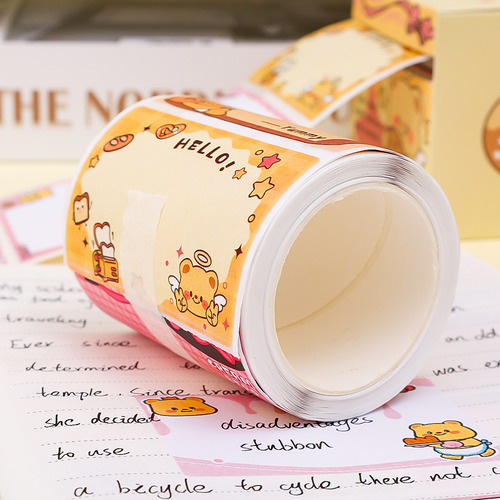 Notas De Post-it Removíveis Do Butter Bear Colar Notas De Me