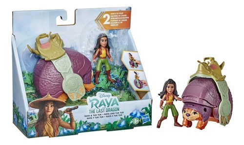 Muñeca Disney Princesas Raya Y El Último Dragón + Tuk Tuk