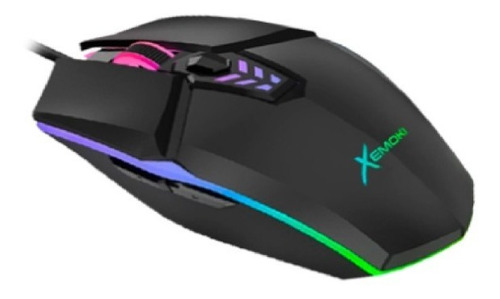 Imagen 3 de 6 de Combo Gamer Teclado Retroiluminado Y Mouse 6d 2400 Xk-gk807