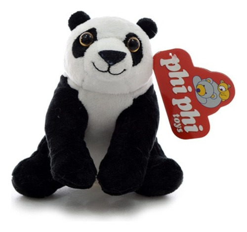 Oso Panda De Peluche Chico 15cm Super Tierno Pp-4456