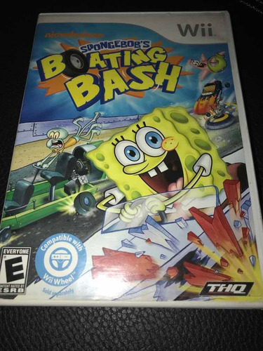 Videojuego Bob Esponja Boating Bash Para Nintendo Wii