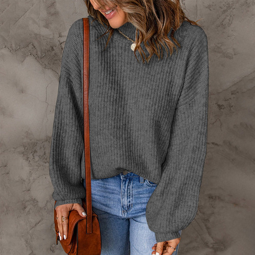 Sudadera De Invierno Para Mujer, Cuello Alto, Suave, Blusa T
