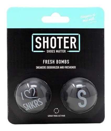 Shoter Fresh Bombs  Aromatizador Calzado Premiun 