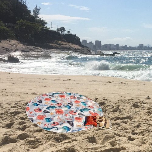 Imagen 5 de 9 de Lona Playera Redonda Impermeable , Reverso Engomado, Correa