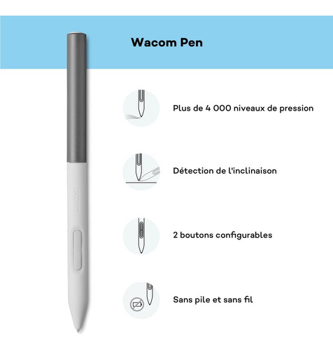 Tableta Wacom One Ctc6110wlw0a Con Lápiz Y Bluetooth
