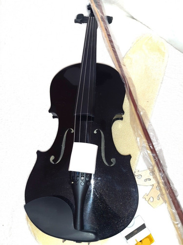 Violin 4/4 Negro Mendini By Cecilio