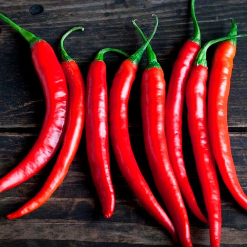 200 Sementes Pimenta Cayenne Comprida.