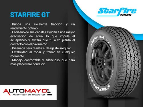 Pack 4 Llantas Starfire Gt Starfire P295/50r15 105s Sl